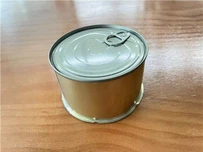 Pyöreä metallipurkki